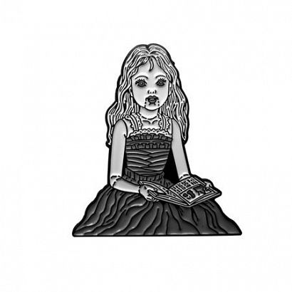 JUNJI ITO HELL DOLL ENAMEL PIN BADGE #1