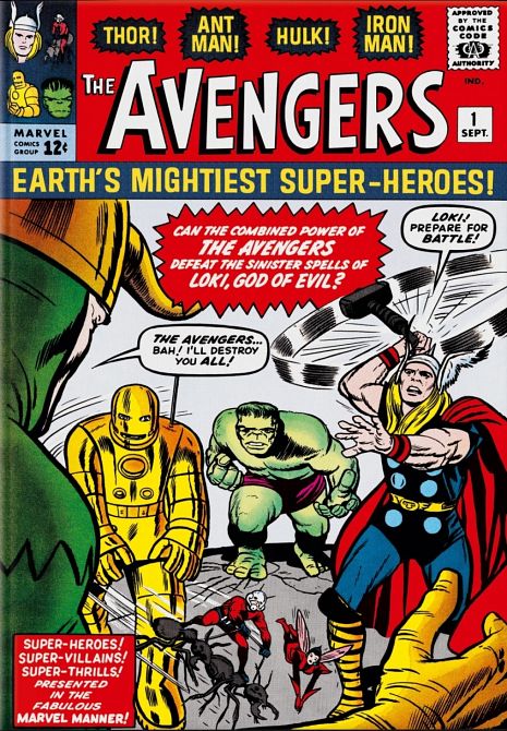 MARVEL COMICS LIBRARY - AVENGERS 1. 1963-1965