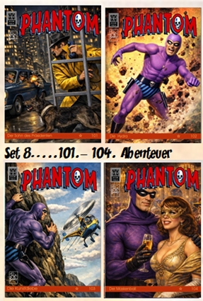 PHANTOM 101.- 104. ABENTEUER (ECR VERLAG)