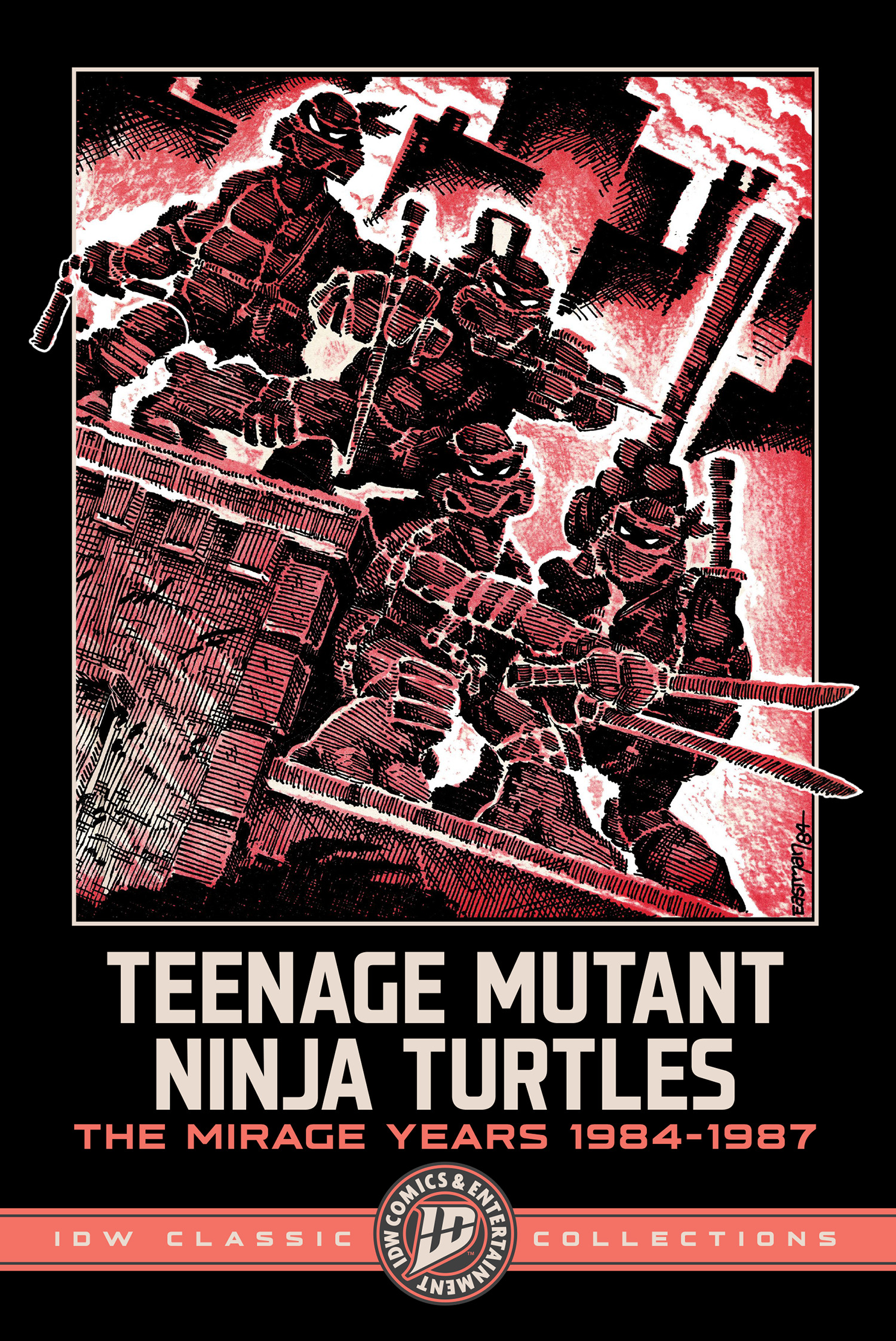 TEENAGE MUTANT NINJA TURTLES THE MIRAGE YEARS 1984-1987 - IDW CLASSIC COLLECTIONS TP