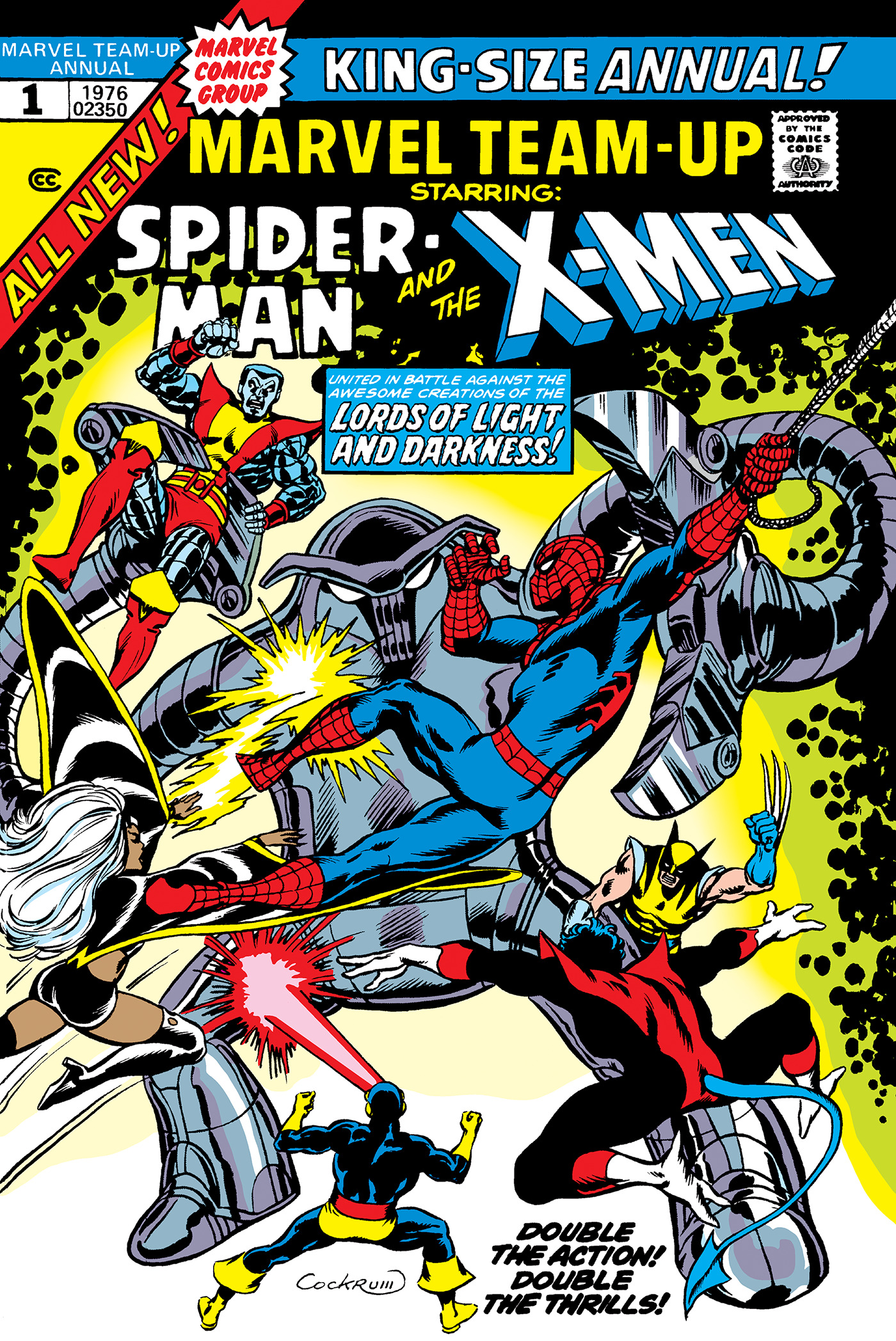 MARVEL TEAM-UP OMNIBUS VOL. 02 DAVE COCKRUM COVER [DM ONLY] HC