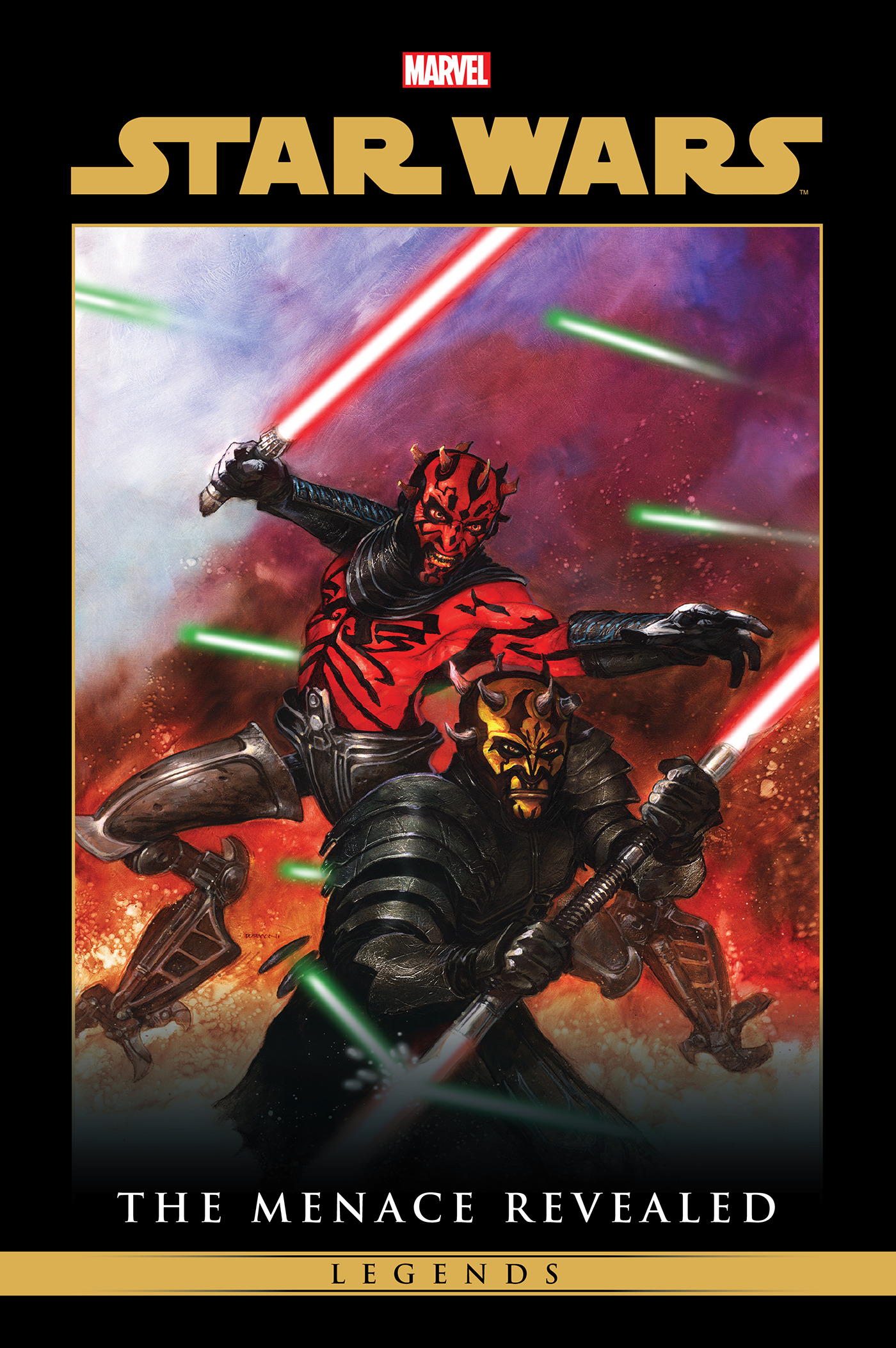 STAR WARS LEGENDS THE CLONE WARS OMNIBUS VOL. 01 DAVE DORMAN COVER [DM ONLY] HC