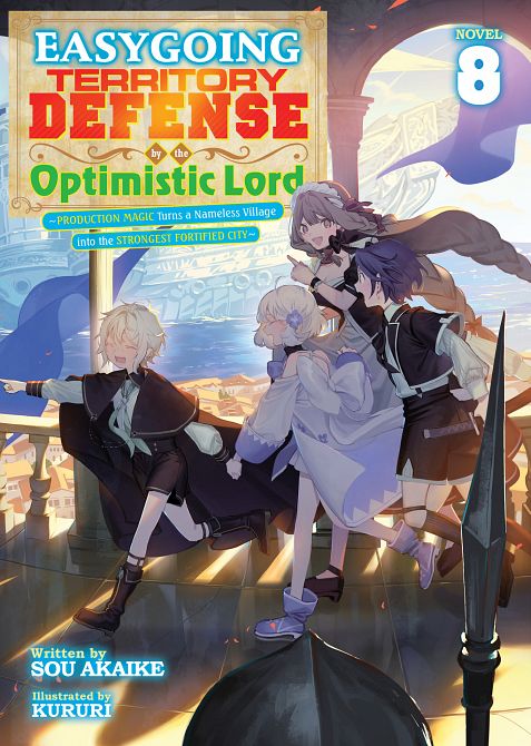 EASYGOING TERRITORY DEFENSE BY THE OPTIMISTIC LORD PRODUCTION MAGIC TURNS A NAMELESS VILLAGE INTO THE STRONGEST FORTIFIED CITY (LIGHT NOVEL) VOL. 08 TP