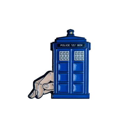 DOCTOR WHO TWELFTH DOCTORS FLATLINE TARDIS ENAMEL PIN BADGE #1