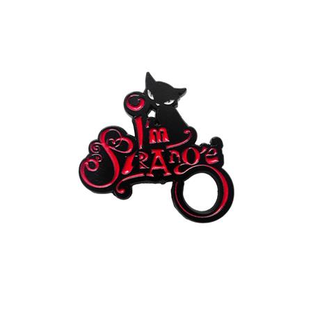EMILY THE STRANGE IM STRANGE ENAMEL PIN BADGE #1