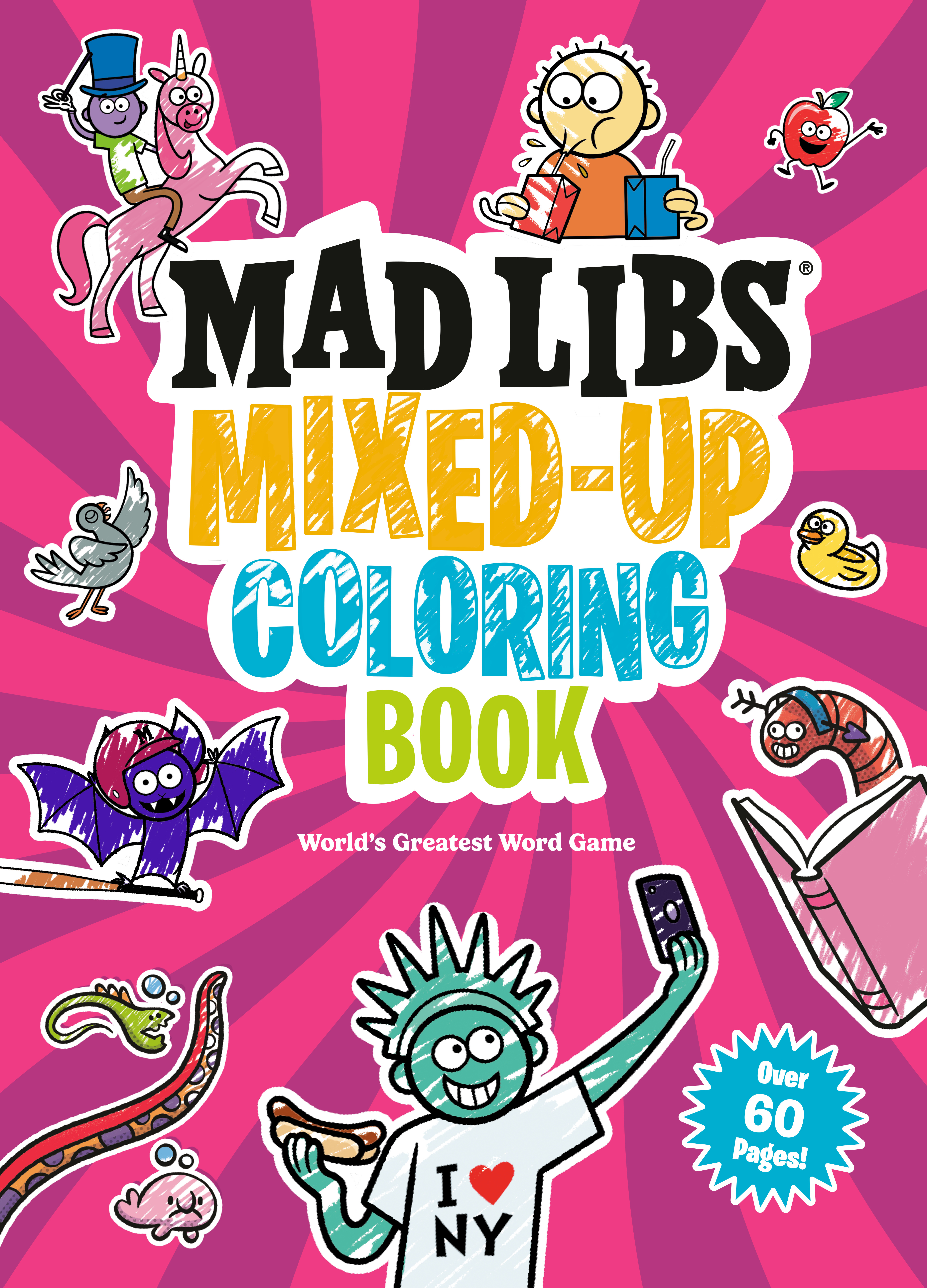 MAD LIBS MIXED-UP COLORING BOOK TP