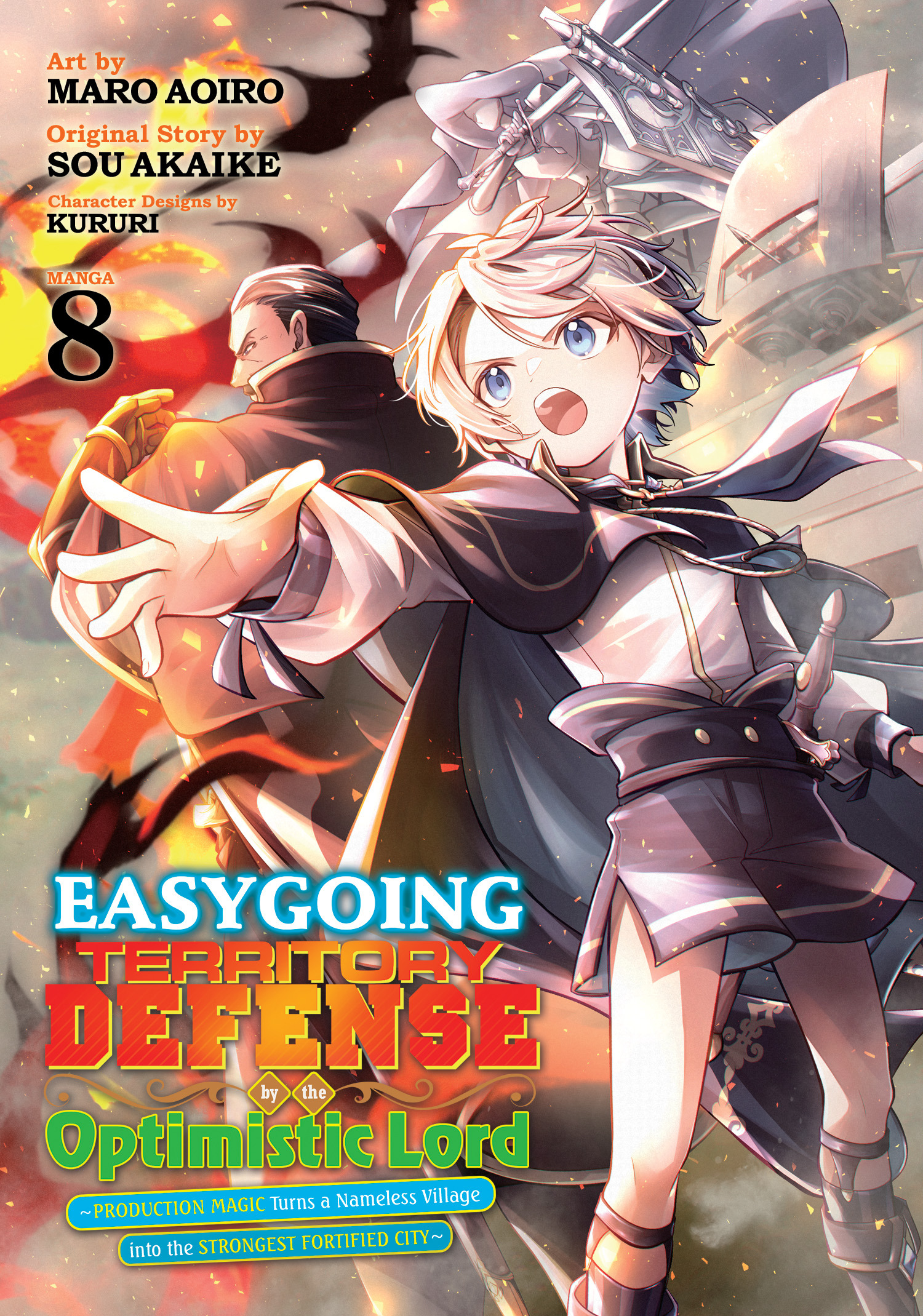 EASYGOING TERRITORY DEFENSE BY THE OPTIMISTIC LORD PRODUCTION MAGIC TURNS A NAMELESS VILLAGE INTO THE STRONGEST FORTIFIED CITY (MANGA) VOL. 08 TP