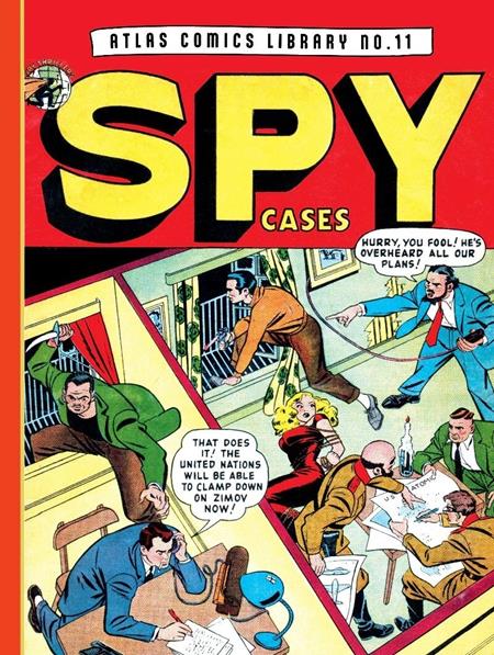 ATLAS COMICS LIBRARY HC NO 11 SPY CASES
