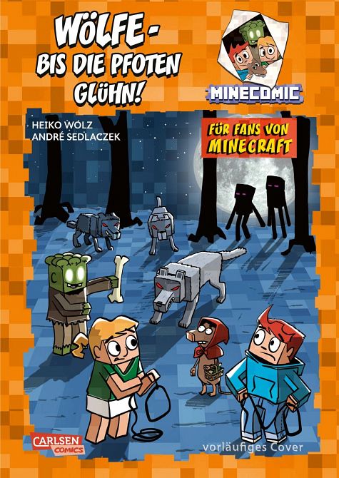 WÖLFE – BIS DIE PFOTEN GLÜHN! – EIN COMIC FÜR FANS VON MINECRAFT
