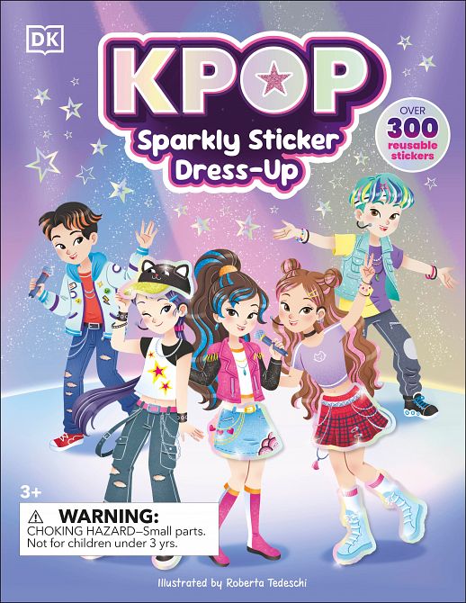 K-POP SPARKLY STICKER DRESS-UP TP