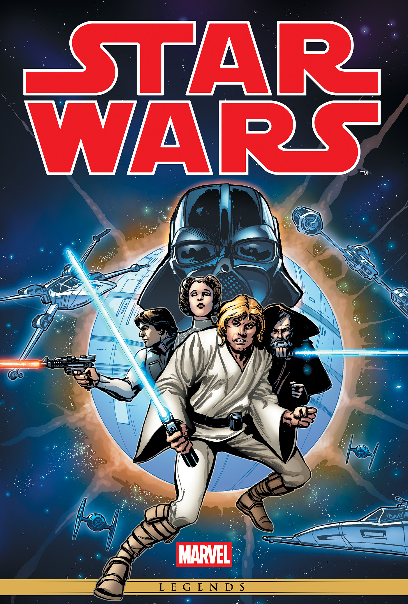 STAR WARS THE ORIGINAL MARVEL YEARS OMNIBUS VOL. 01 GREG HILDEBRANDT COVER [NEW PRINTING, DM ONLY] HC