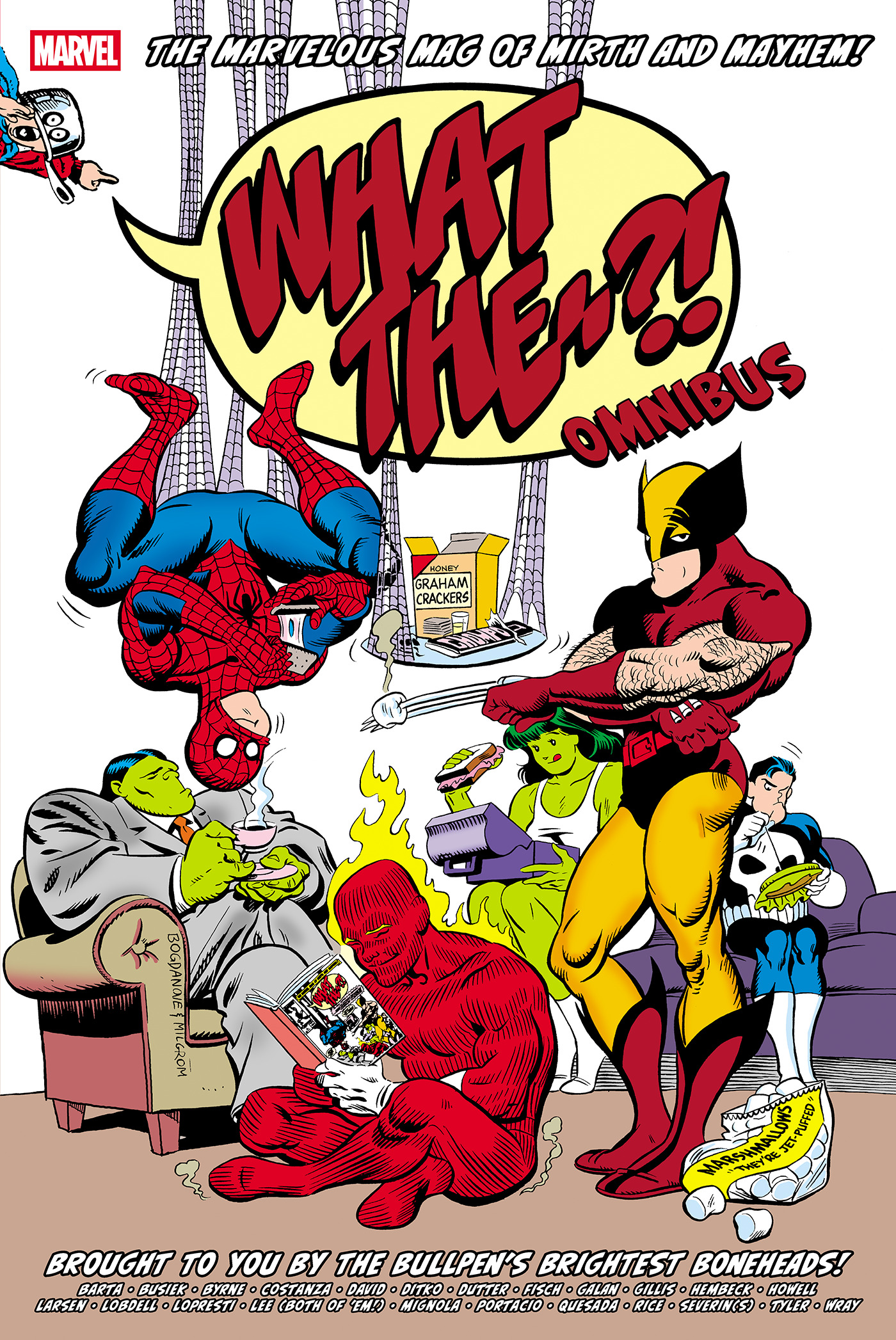 WHAT THE--?! OMNIBUS JON BOGDANOVE COVER HC