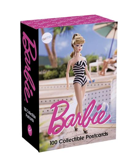 BARBIE POSTCARD BOX 100 COLLECTIBLE POSTCARDS #1