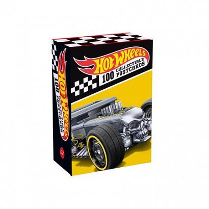 HOT WHEELS POSTCARD BOX 100 COLLECTIBLE POSTCARDS #1