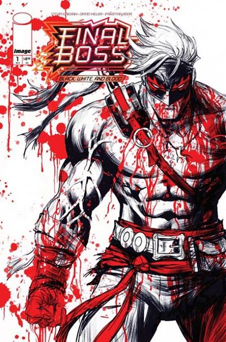 FINAL BOSS BLACK WHITE AND BLOOD REPRINT #1