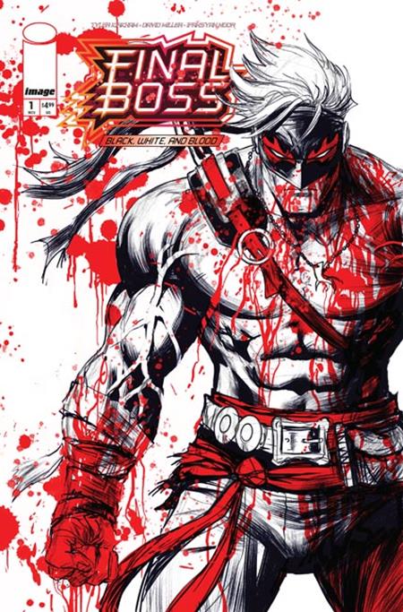 FINAL BOSS BLACK WHITE AND BLOOD REPRINT #1
