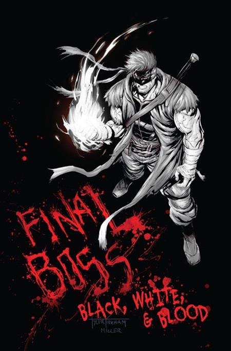 FINAL BOSS BLACK WHITE AND BLOOD REPRINT #1