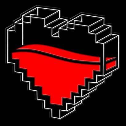 FP ORIGINAL GAMING GLASS HEALTH ENAMEL PIN BADGE #1