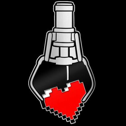 FP ORIGINAL GAMING HEART PRIZE ENAMEL PIN BADGE #1