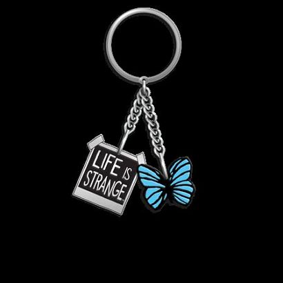 LIFE IS STRANGE BUTTERFLY CHARM KEYRING #1