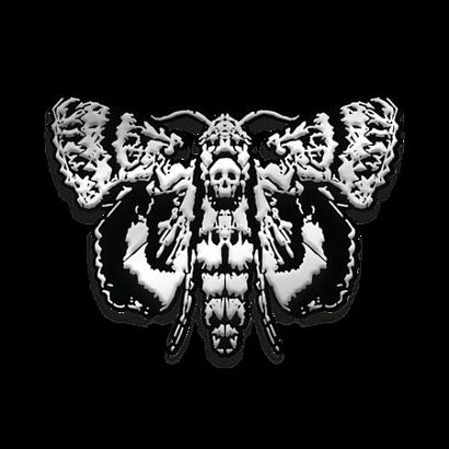 LIFE IS STRANGE DEATHS HEAD MOTH ENAMEL PIN BADGE #1