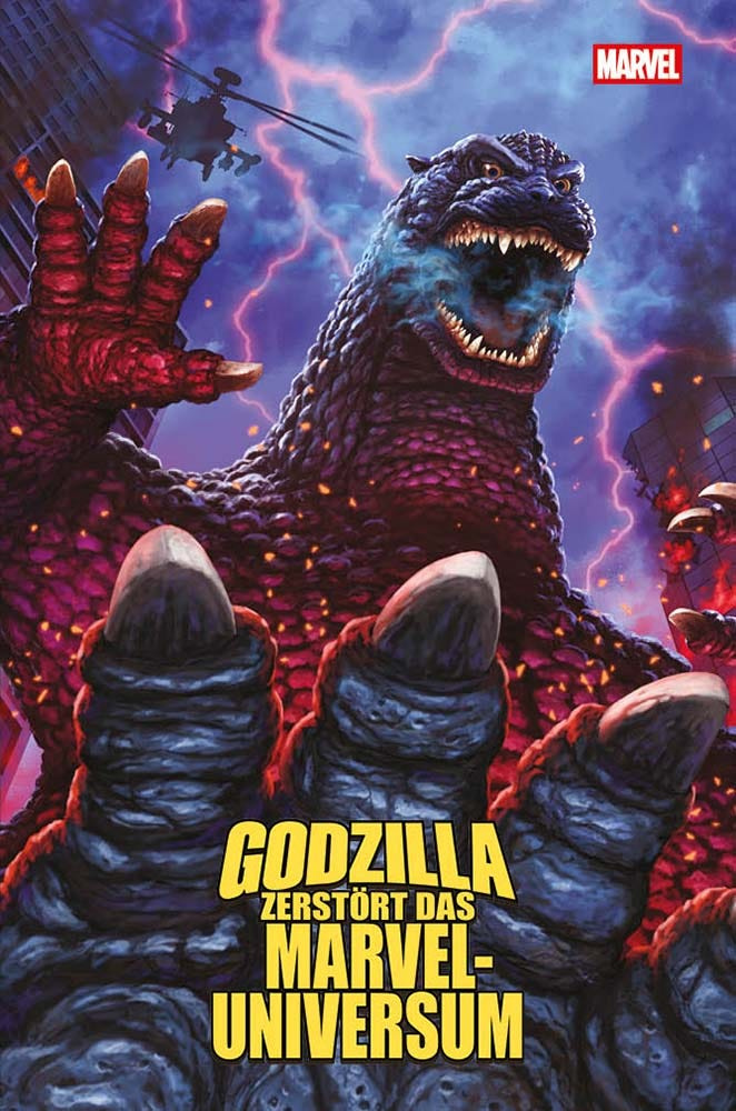 GODZILLA ZERSTÖRT DAS MARVEL-UNIVERSUM (HARDCOVER)