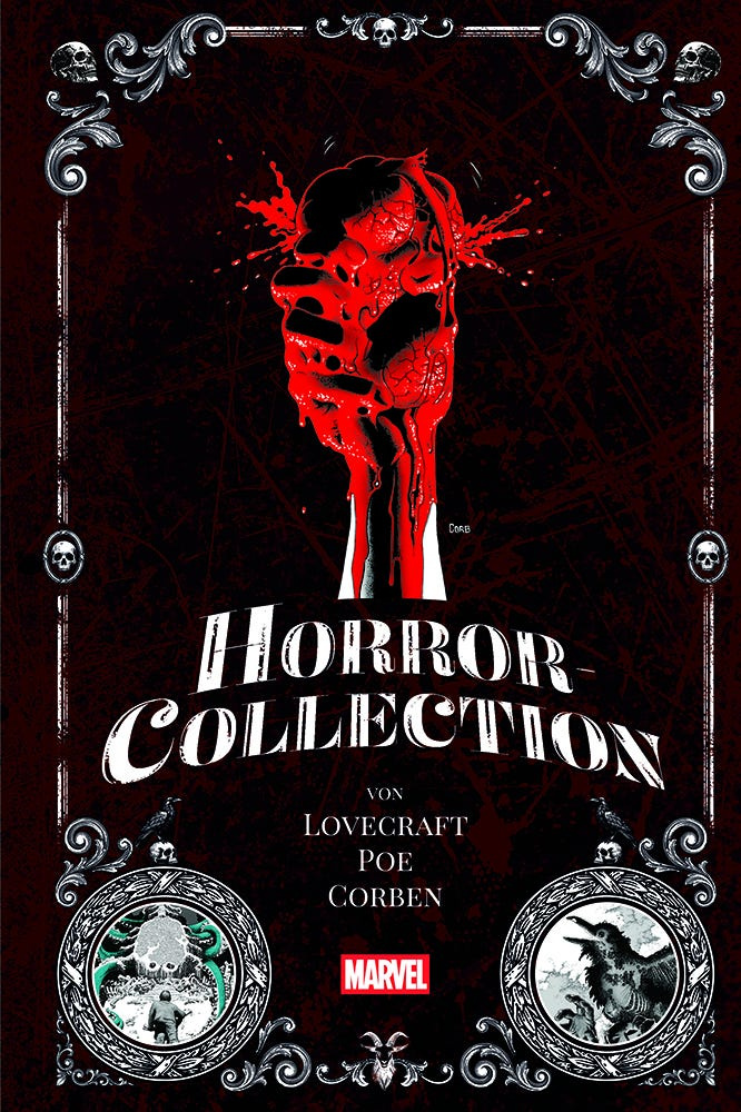 HORROR-COLLECTION VON LOVECRAFT, POE, CORBEN