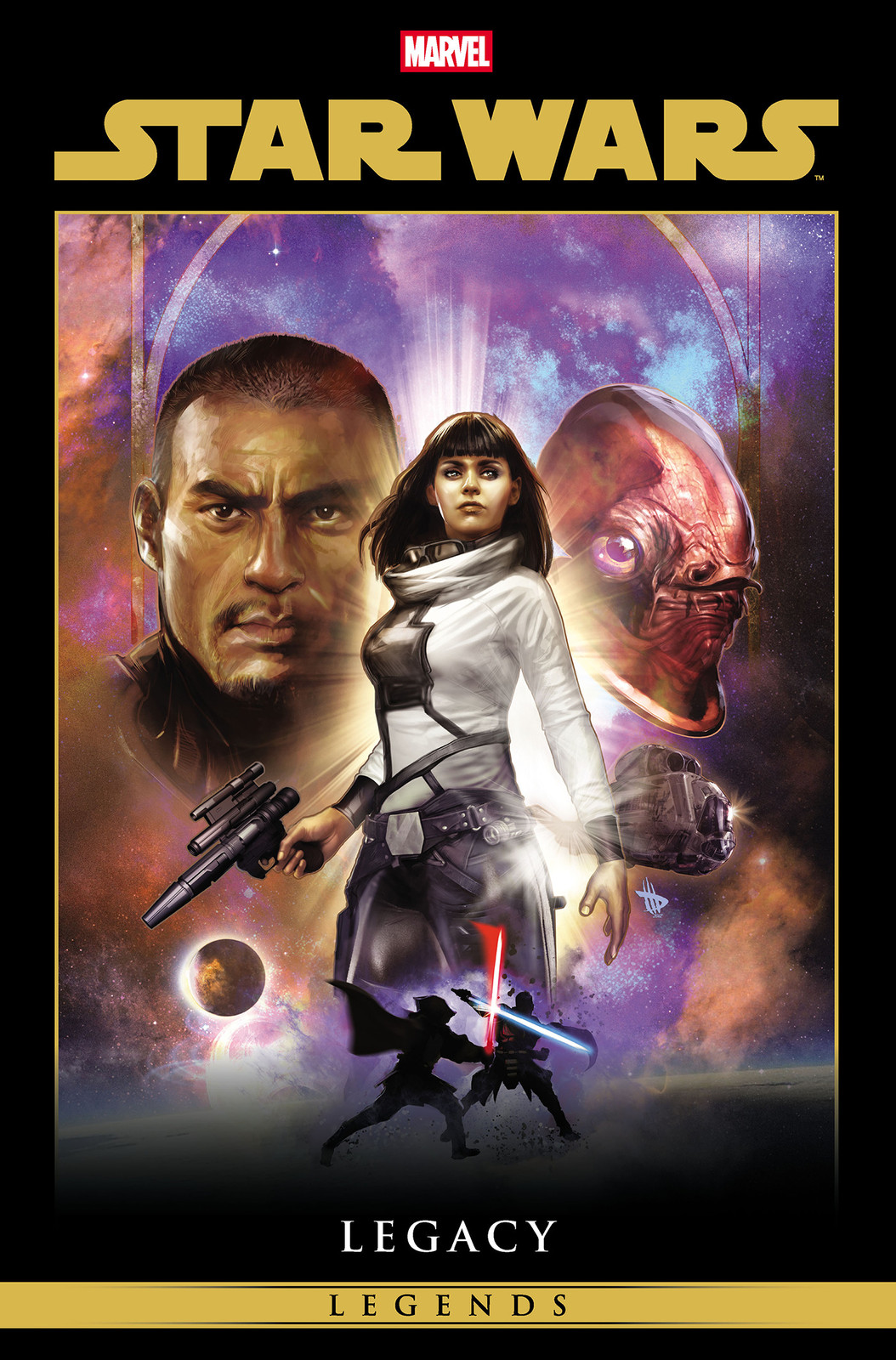 STAR WARS LEGENDS LEGACY OMNIBUS VOL. 02 DAVE WILKINS COVER [DM ONLY] HC