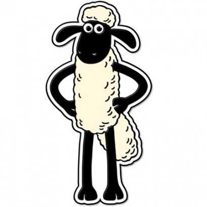 AARDMAN 50 SHAUN ENAMEL PIN BADGE #1