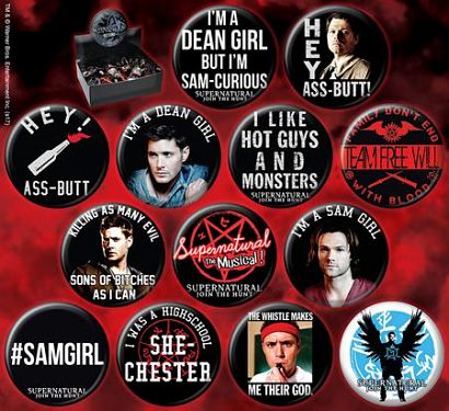 ATA-BOY HORROR MOVIES 144 PIECE BUTTTON ASST (NET)