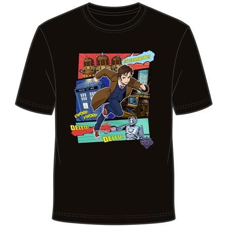 DOCTOR WHO DR MANGA T-SHIRT XXXL #1