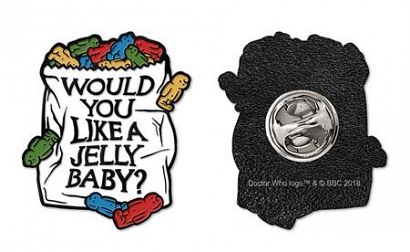 DOCTOR WHO JELLY BABY ENAMEL PIN BADGE #1